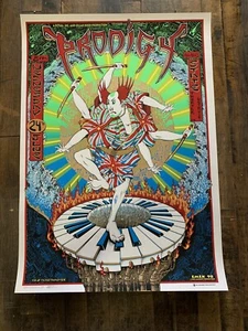 Emek - 1998 - The Prodigy Concert Poster State Theatre, Detroit, MI 24" x 34" - Picture 1 of 4
