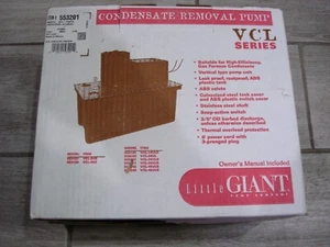 NUEVO Bomba de extracción de condensado Little Giant 553201 VCL-24ULS, 1/18 hp, 115 V, 3000 rpm - Imagen 1 de 7