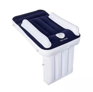 BleuWhisk Aufblasbares Kleinkind Reisebett Flugzeug Kinder Navy Blau - Neu - Bild 1 von 7