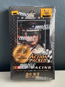 Vintage RARE 199 Pinnacle Nascar Racing Might include 24 KT Gold Cards Sealed - Picture 1 of 2