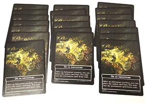MTG ON AN ADVENTURE TOKEN (20) NM Wilds of Eldraine - Picture 1 of 1