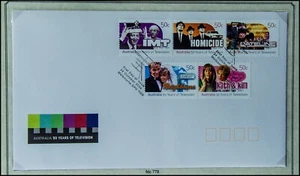 2006 Australia post first day cover - 50years TV 5 x 50c gummed FDC - Picture 1 of 1