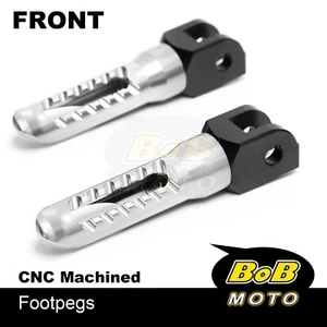 BOB CNC Front Rider Foot Pegs TITANIUM For Suzuki TL1000R 98 99 00 01 02 03 - Picture 1 of 7