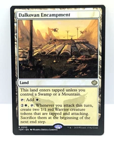 Tarkir: Dragonstorm - Dalkovan Encampment - Land - Regular - Rare - Tdm 253 - - Picture 1 of 2