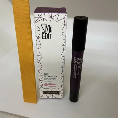 Barra de encubrimiento de raíces Style Edit marrón oscuro. NUEVO. Mejor precio en cualquier lugar! Foto 1 de 2