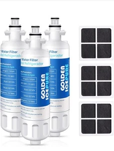 Fit For LG LT700P ADQ36006101 RWF1200A Water Filter Air Filter 3 Pack - Picture 1 of 3