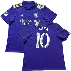 2016 Orlando City SC Home Jersey #10 Kaka XL Adidas Soccer MLS Kit Defective NEW - Picture 1 of 24