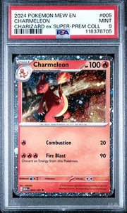 Charmeleon - (Cosmos Holo) 005/165 Miscellaneous Cards & Products Holo Psa 9 - Picture 1 of 3