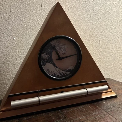 Vintage Now and Zen Alarm Clock Progressive Chimes 1997 Triangle - Working FL-C - Image 1 of 4