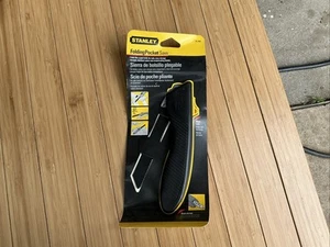 Stanley Tools 15-333 / 10 TPI Black Folding Pocket Saw - Picture 1 of 2