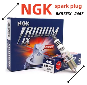 4x NGK ZÜNDKERZEN Teilenummer BKR7EIX Lagernr. 2667 Iridium IX Neu Original - Bild 1 von 8