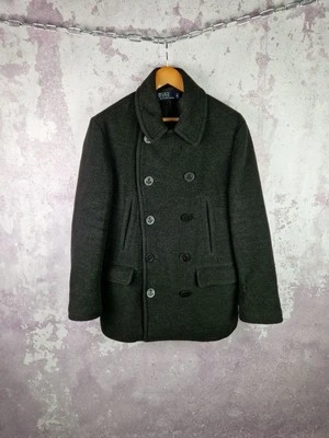 Vintage Polo Ralph Lauren Trench Coat Jacket Men’s Wool Luxury Y2K Classic Rare - Image 1 of 4