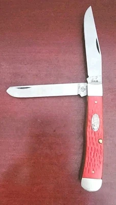 COLLECTIBLE 2003 CASE XX 6254 SS USA US FLAG FOLDING KNIFE. - Image 1 of 4