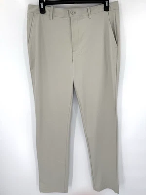 Original Penguin by Munsingwear Chino Pants Stretch Slim Fit Men's 36x32 Gray - Image 1 of 4