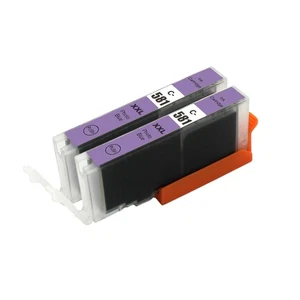 2 Foto Blau Tintenpatronen für Canon PIXMA TS6351, TS8151, TS8251, TS8352 - Bild 1 von 6
