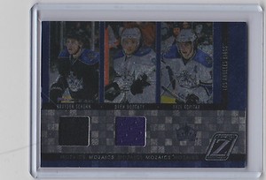 2010-11 ZENITH SCHENN DOUGHTY KOPITAR PANINI MOZAICS DOUBLE JERSEY #10 KINGS