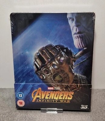 Avengers: Infinity War (3D + 2D)  - Steelbook Blu-Ray - OOP - NEU & OVP - Bild 1 von 3