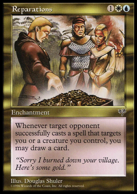 MTG Magic the Gathering Reparations (278/351) Mirage LP - Image 1 of 1