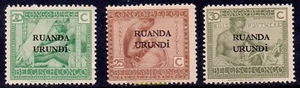 EBS Ruanda-Urundi 1926 - Native Crafts - RW-U 5/8 - MNH** - Picture 1 of 4