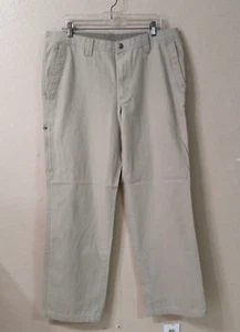 COLUMBIA Omni Shield Men Cargo Pants Tag Size 36x34 Khaki Beige Cotton 3334 - Picture 1 of 10