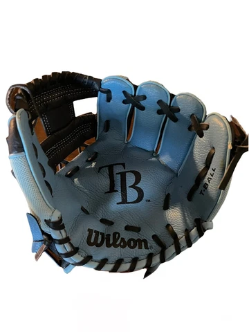 MLB Tampabay Rays Wilson Blue T-Ball Baseball Glove Cover