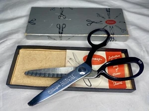 Vintage Clauss Pinking Shears Scissors Model #4 No.4 - Original Box & Instr. - Picture 1 of 5