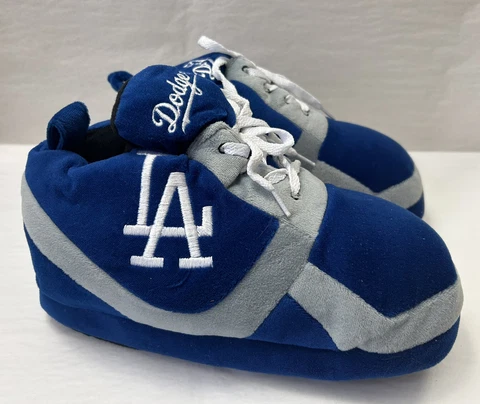 New MLB Los Angeles Dodgers Men’s Team Sneaker Slippers Shoes SMALL (7-8) Cover