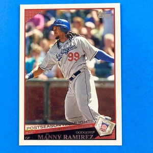 Manny Ramirez 2009 Topps Card #326 Los Angeles Dodgers - Picture 1 of 2