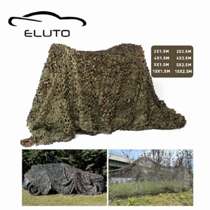 2M 4M 5M 10M Net Camo Woodland Camping Hide Hunting Camouflage Netting Army AU - Picture 1 of 23
