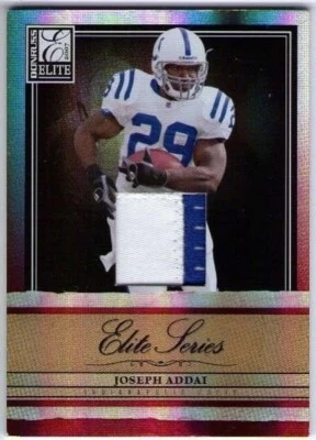 JOSEPH ADDAI 2007 Donruss Elite Series Jersey Prime Patch /99 - Image 1 of 2