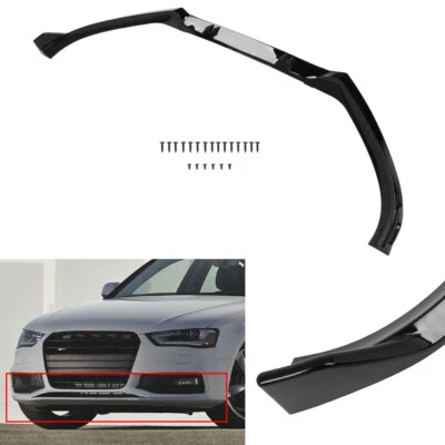 Parachoques delantero pintado negro negro para Audi A4 Quattro 2013-2016 nuevo Foto 1 de 4