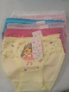 new girls cute princess asst colors panties...lot of 5 underwears - Picture 1 of 4