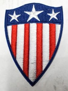 Klassischer Captain America Schild großer 4" gestickter Aufnäher - USA Versand - Bild 1 von 1