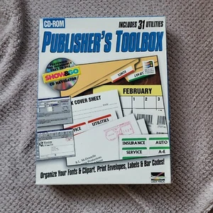 Publisher's Toolbox CD-ROM Show & Go Brandneu - Bild 1 von 4