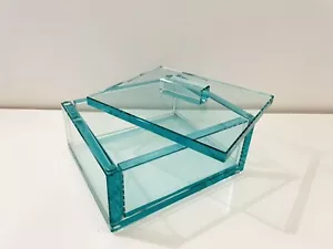 🔴 grande cofanetto cristallo massiccio stile Fontana Arte - Foto 1 di 3
