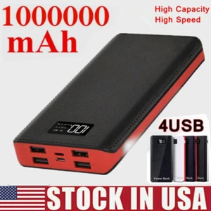1000000mAh Battery Pack for Heated Vest Jacket Pant Scarf USB Power Bank 5V/2.1A - Picture 1 of 13