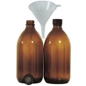 mikken 2x Apothekerflasche braun 500 ml Laborflasche Medizinflasche bpa-frei - Bild 1 von 8