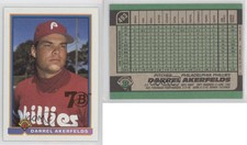 2017 Bowman 70th Anniversary Buybacks Red Darrel Akerfelds #1991-493
