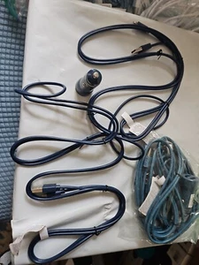 2x USB Data Fast Charger Cable Cords For Apple iPhone with Car Charger Blue - Picture 1 of 6