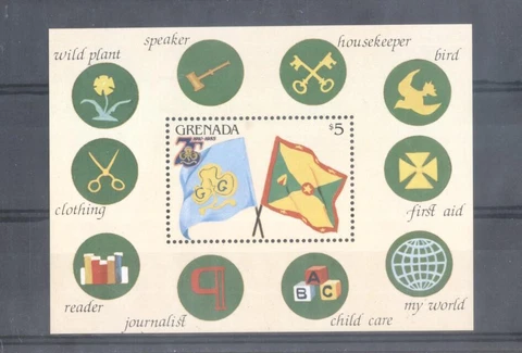 (887670) Flag, Scouting, Grenada Cover