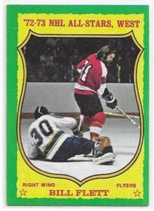 Bill Flett 1973-74 Topps Hockey Karte #20 Philadelphia Flyers EX- - Bild 1 von 1