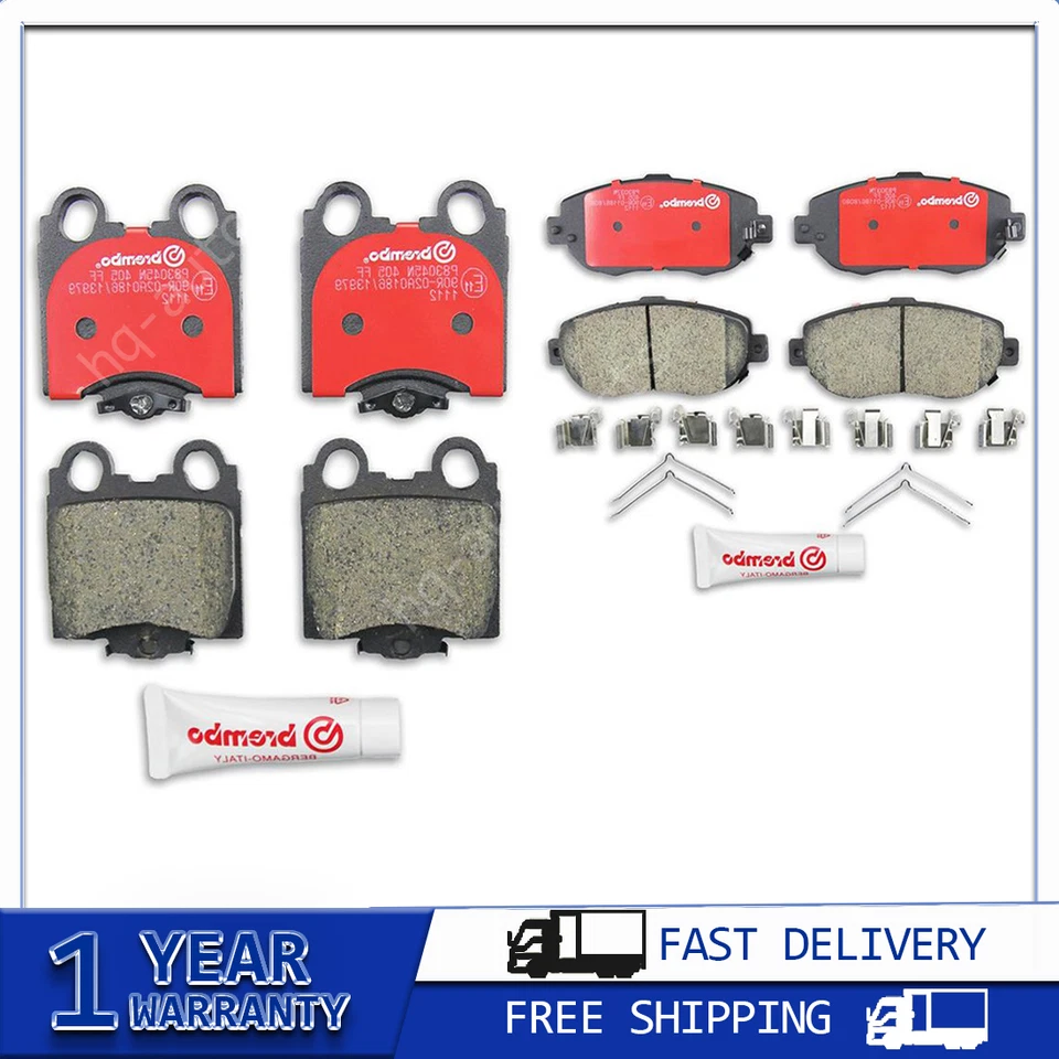 Juego de 2 pastillas de freno de disco delanteras traseras Brembo para Lexus GS300 1998-2003 Foto 1 de 3