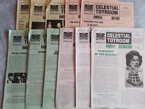 'Celestial Toyroom' 1984 Volume - 11 Newsletters - 'Doctor Who' Fanzine A4 RARE - Picture 1 of 1