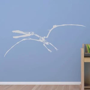 Pegatina de arte de pared esqueleto dinosaurio de pterodáctilo (AS10338) - Imagen 1 de 2