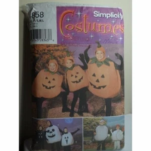 Simplicity Costumes Sewing Pattern 4858 Child's, pumpkin golf, tennis ball UNCUT - Picture 1 of 6