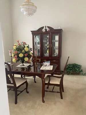 Bedroom set,dining table and chairs, china cabinet and living room set  - Image 1 of 3
