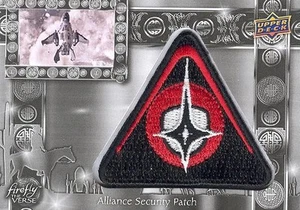 2015 Upper Deck Firefly The Verse F-19 Alliance Security Patch Replica Card MINT - Picture 1 of 1