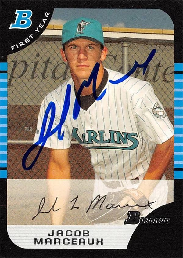 Jacob Marceaux autographed Baseball Card 2006 Bowman First Year Rookie #BDP92 - Image 1 of 1