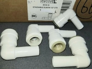 Qty-5 3518-10 Sea Tech STACKABLE ELBOW - 1/2 CTS SEATECH 5 pc lot - Picture 1 of 4