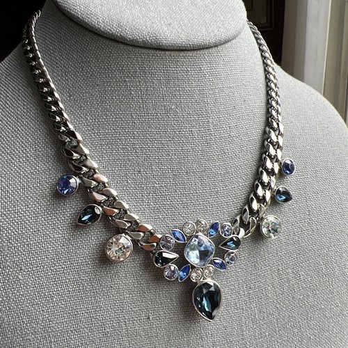 Collana Givenchy Strass Colore Argento